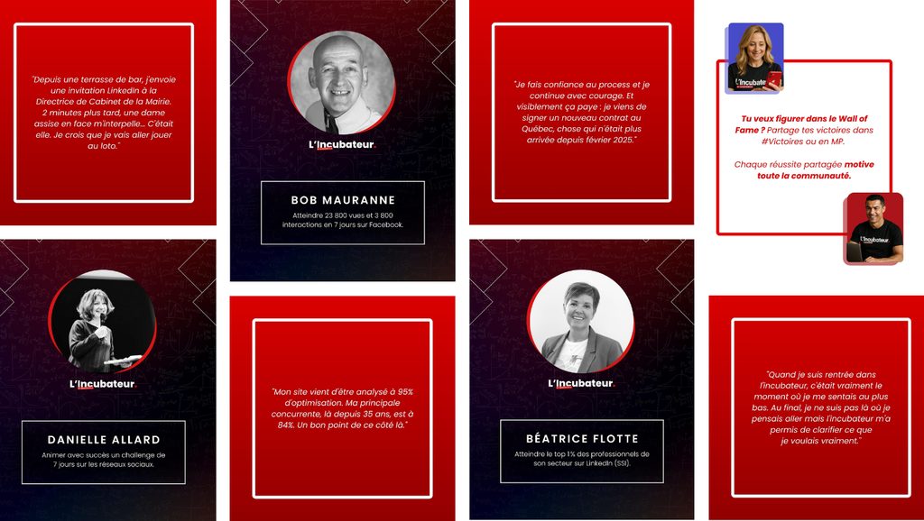 Suite du Wall of Fame avec les statistiques de croissance des membres